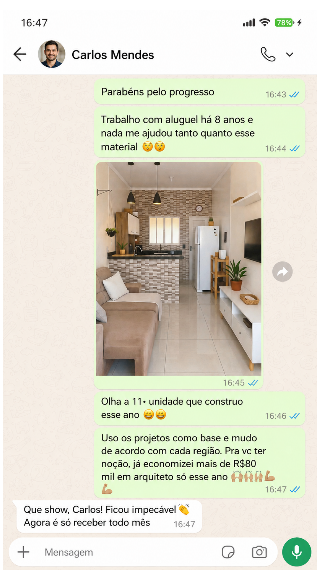 Depoimento de cliente — Kitnets Rentáveis